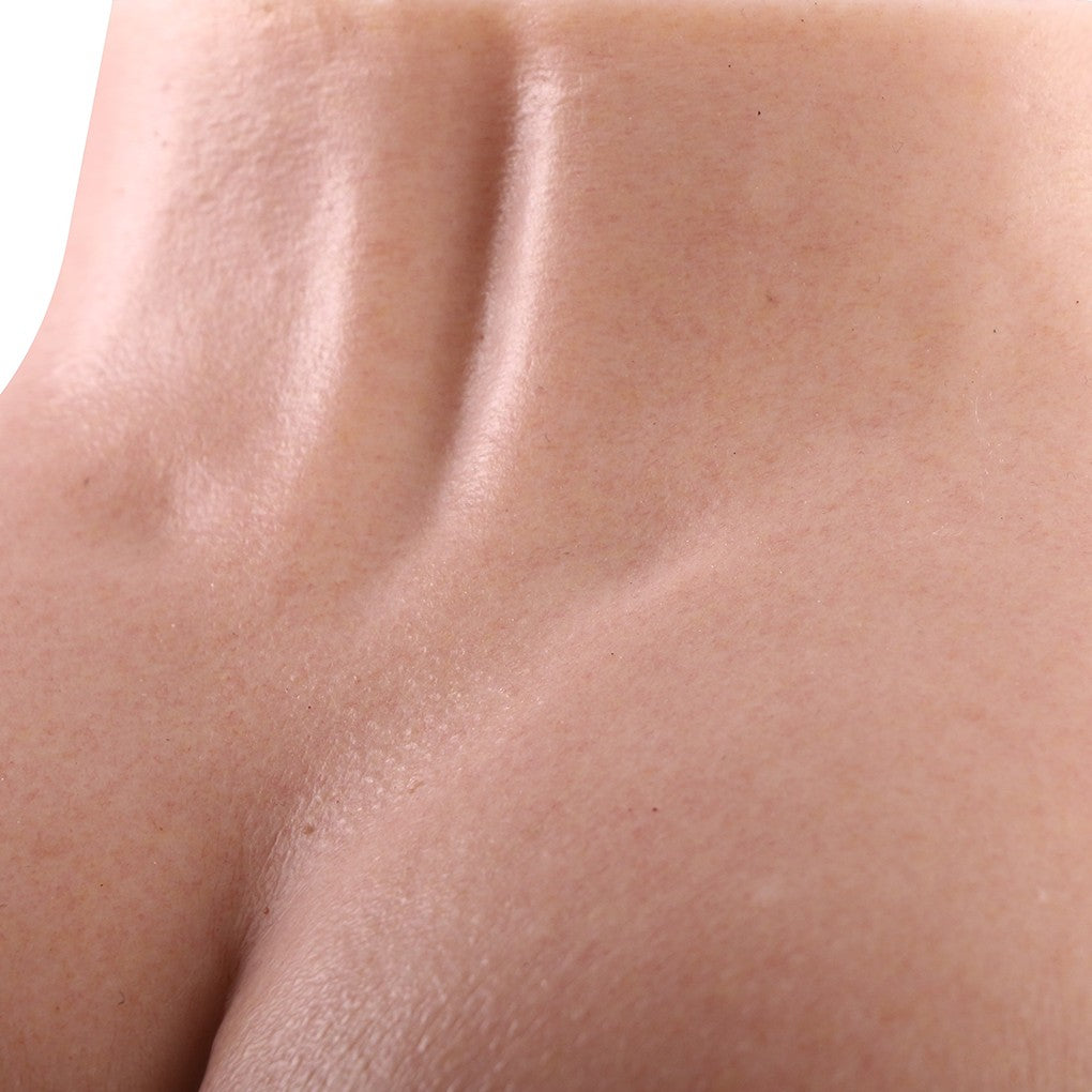 Realistic skin texture with natural folds and soft tone, designed for lifelike tactile experience
