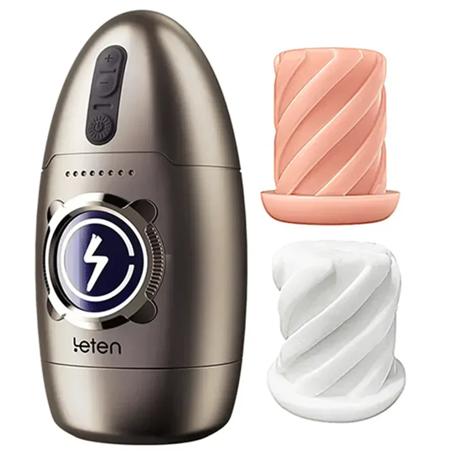 PR2 - Leten Powerful 600rpm Rotating Men Masturbator - RealVagina