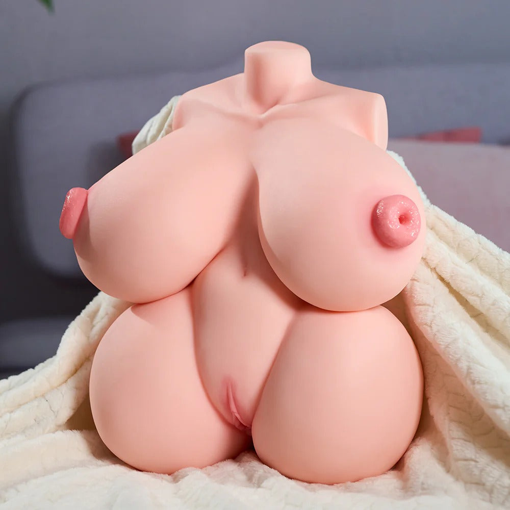 Big Lucy: Sex Doll Torso Nipple Penetration Fuckable Tits Milf Pussy - RealVagina