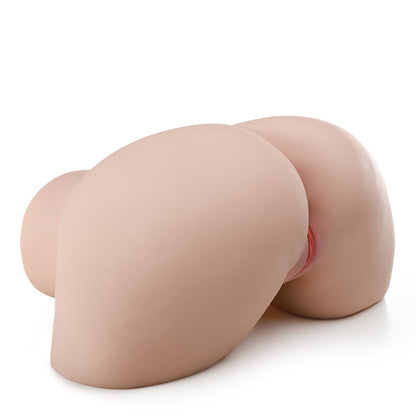 Realistic silicone male masturbator with smooth skin texture and natural curves
