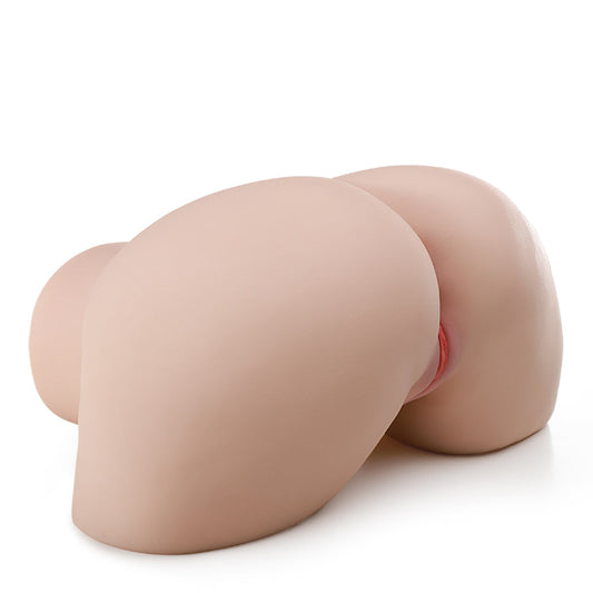 Realistic silicone male masturbator with smooth skin texture and natural curves