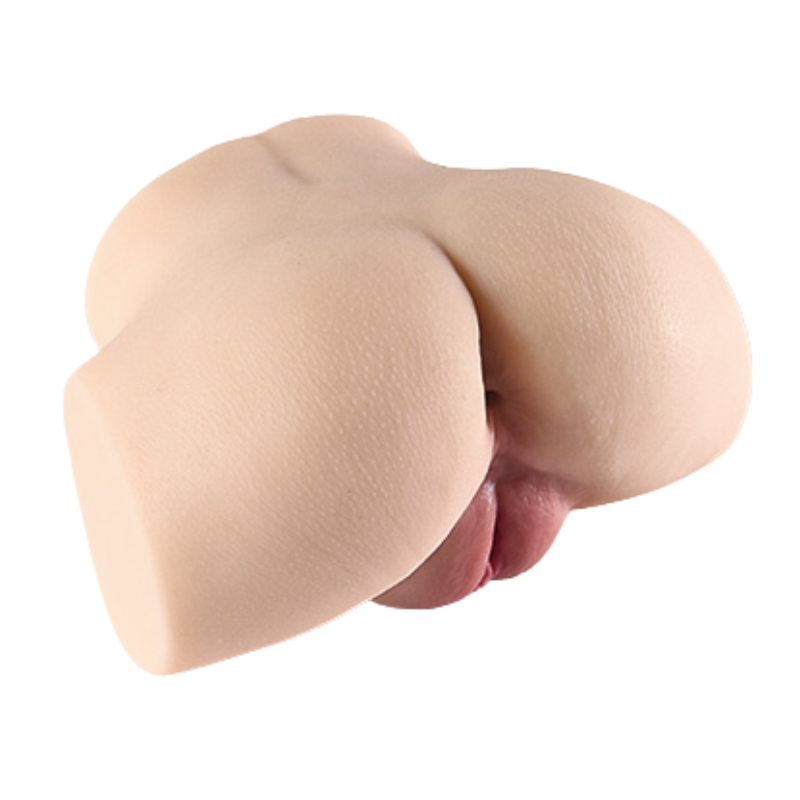Realistic silicone male masturbator with detailed skin texture and natural curves for intimate pleasure