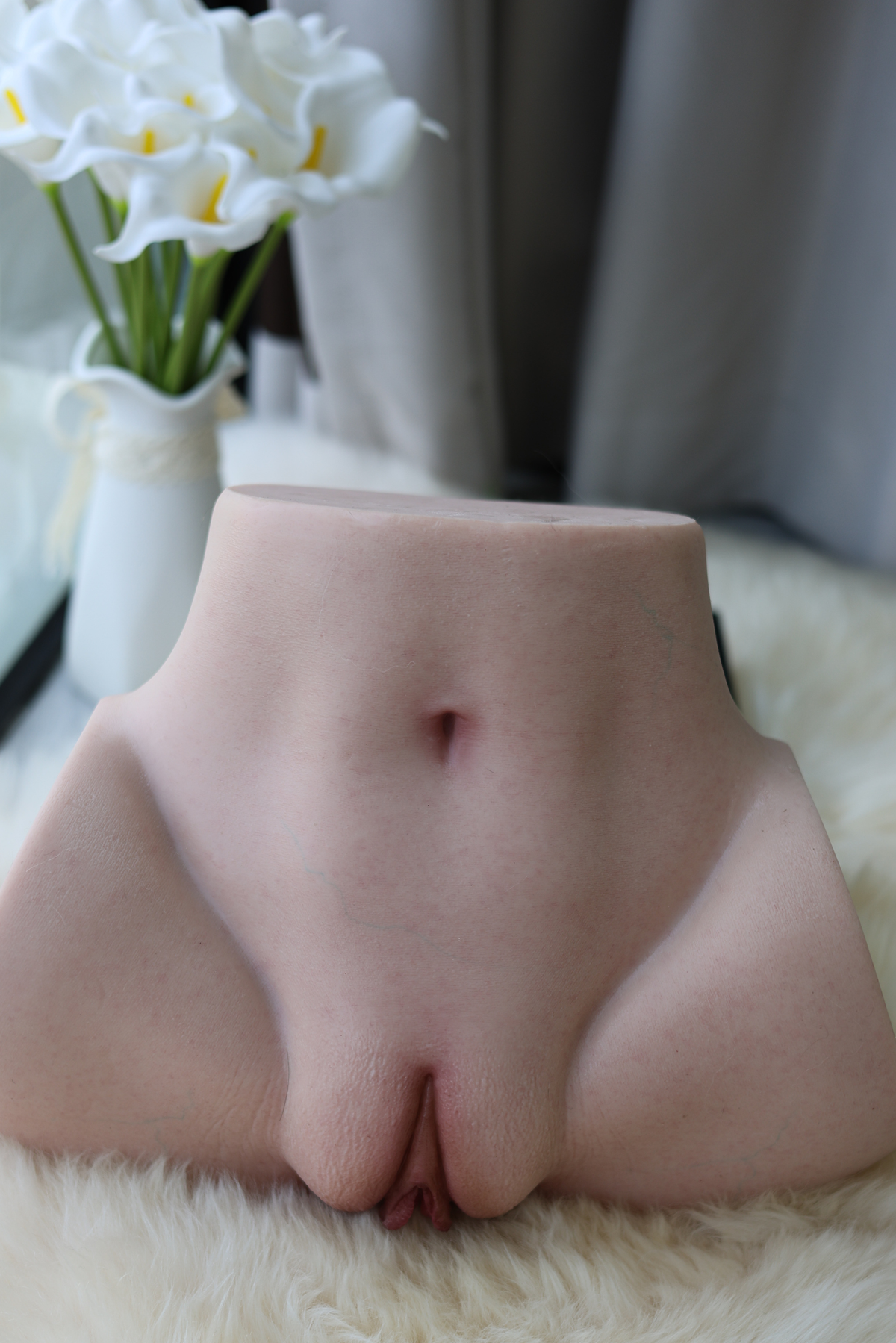 Caroline 28.7 LB Realistic Super Soft Silicone Butt Sex Doll Torso - RealVagina