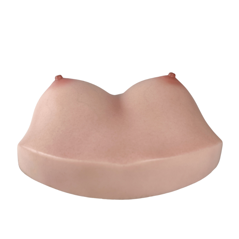 Realistic silicone male masturbator with natural skin texture and anatomical contours for intimate pleasure