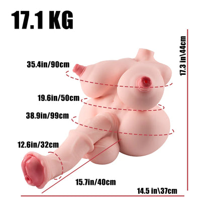Big Molly: 37LB Penetrated Penis Futanari nhentai Sex Doll Horse Cock - RealVagina