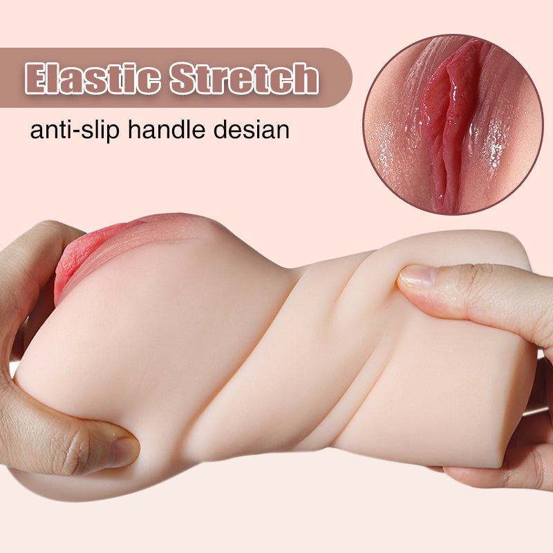 Realvagina P7001 1.68lbs Realistic Vagina Pocket Pussy Male Sex Toy - RealVagina