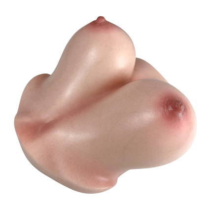 Realistic female anatomy replica with detailed skin texture and natural coloration for intimate use