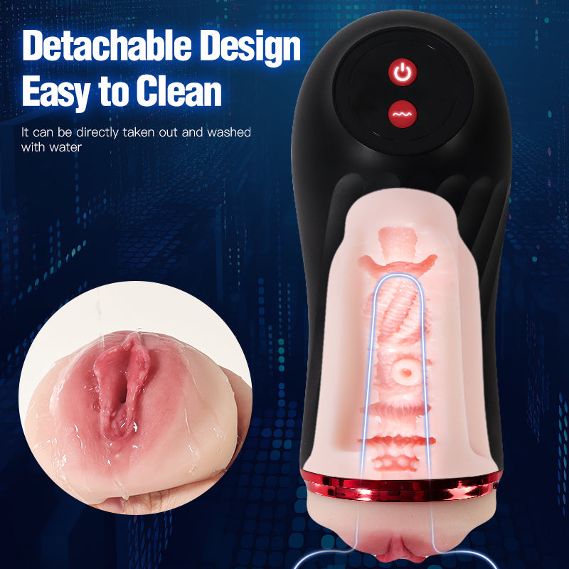 RealVagina B8002 Male Masturbator Stroker With Realistic Vagina Pocket Pussy - RealVagina