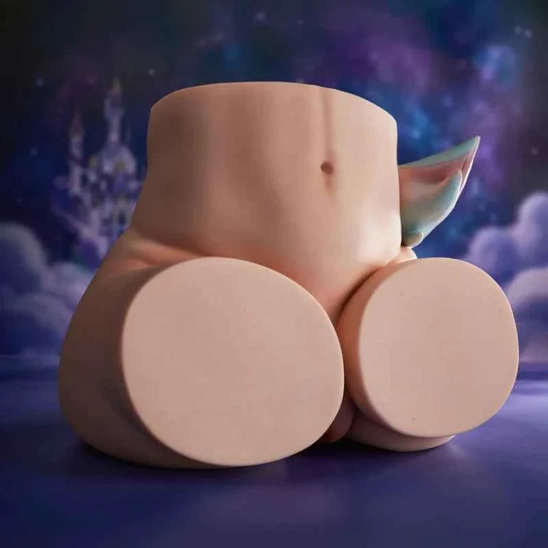 PA-Razor 38.36LBS Fantasy Horse Tail Silicone Sex Ass Torso With Realistic Vagina