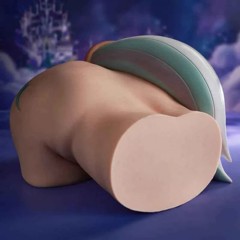 PA-Razor 38.36LBS Fantasy Horse Tail Silicone Sex Ass Torso With Realistic Vagina