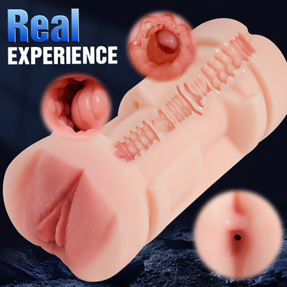 RealVagina B8004-B Male Masturbator Stroker With Realistic Vagina Pocket Pussy - RealVagina