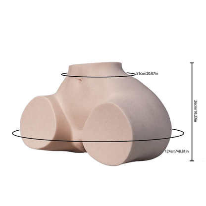 Realistic flesh-toned male masturbator with detailed curves, soft texture, and anatomical shaping for intimate pleasure.