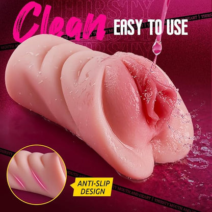 RealVagina Alina 1.56LB Most Realistic Pocket Pussy Vagina With Realistic Skin Texture - RealVagina