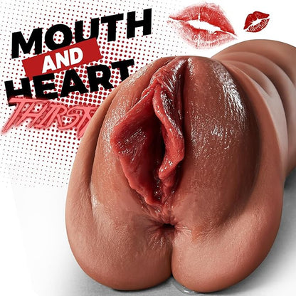 RealVagina Alina 1.56LB Realistic Pocket Pussy Vagina With Realistic Skin Texture - RealVagina