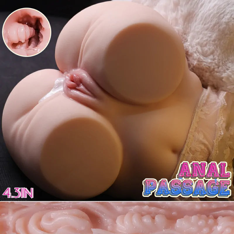 Brooke - 24 lbs BBW Bubble Butt Sex Torso Toy - RealVagina
