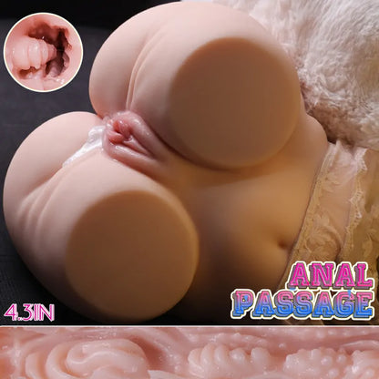 Brooke - 24 lbs BBW Bubble Butt Sex Torso Toy - RealVagina
