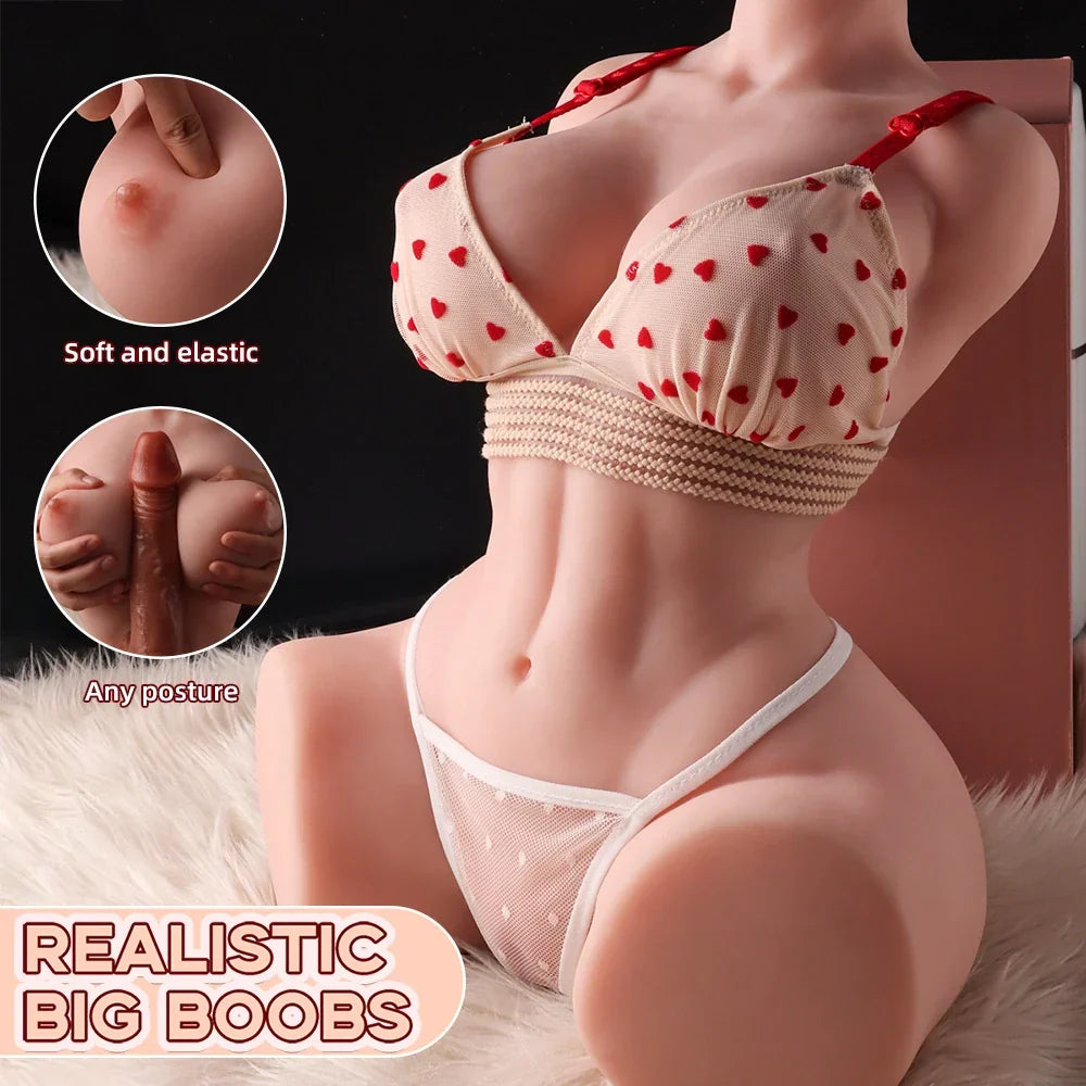 Daisy - 19.4 lbs Lifelike Sexy Female Sex Torso - RealVagina