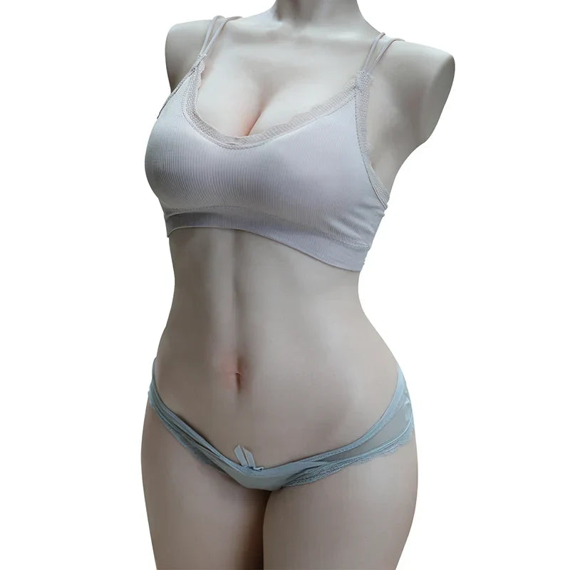 Emma - 50.7 lbs Life Size Platinum Silicone Realistic Female Torso - RealVagina