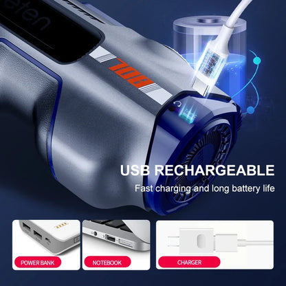 PT7 - 10 Air Bag Massage Drying Heating Base Luxury Male Masturbator - RealVagina