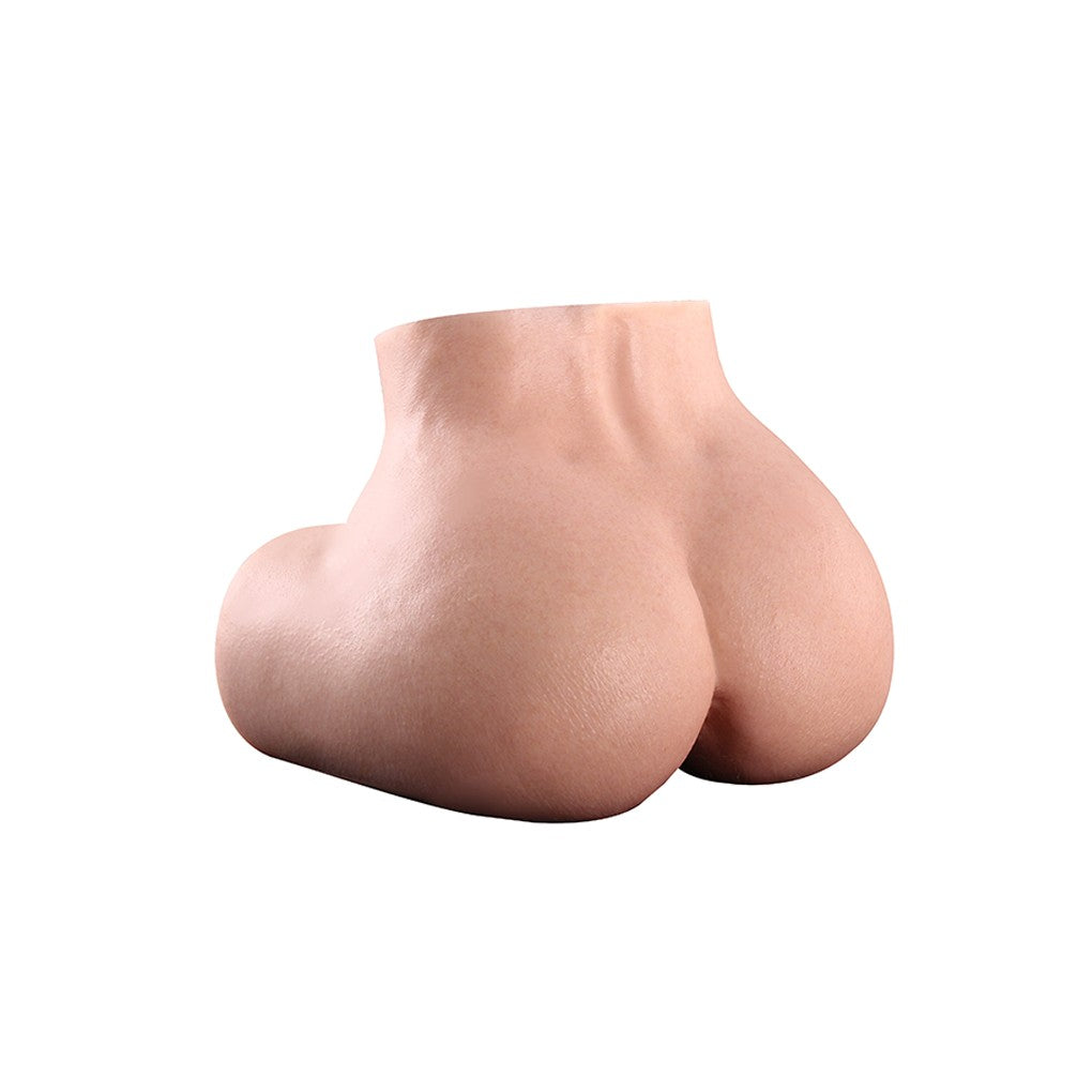 Realistic silicone male masturbator with lifelike skin texture and natural curves for intimate pleasure
