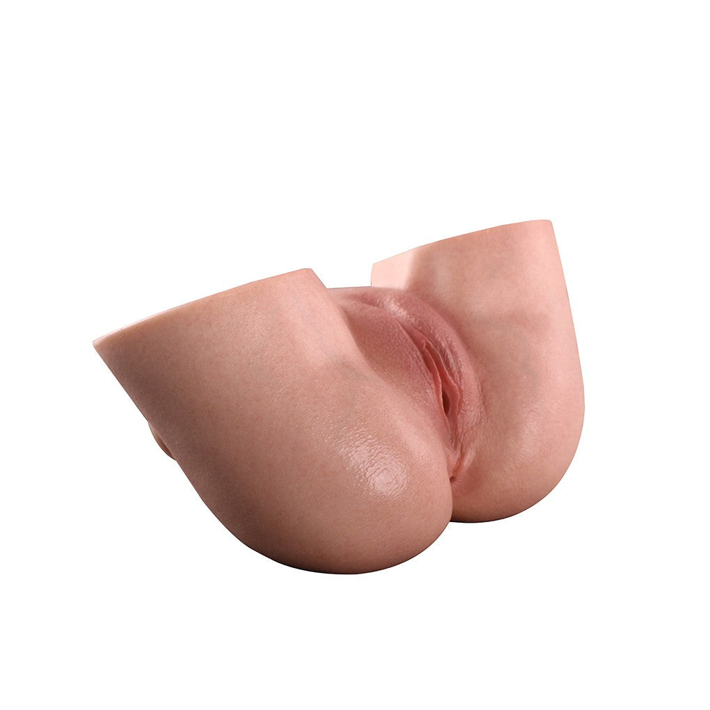 Realistic male masturbator with lifelike skin texture, natural curves, and detailed anatomical design for enhanced pleasure.