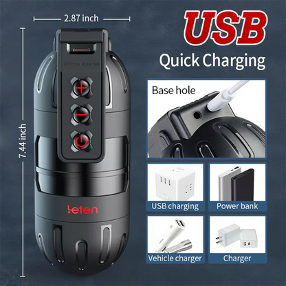 PV3 - Leten 10 Modes Vibrating Male Masturbator with APP Control – Realistic Pocket Pussy & Fleshlight Combo - RealVagina