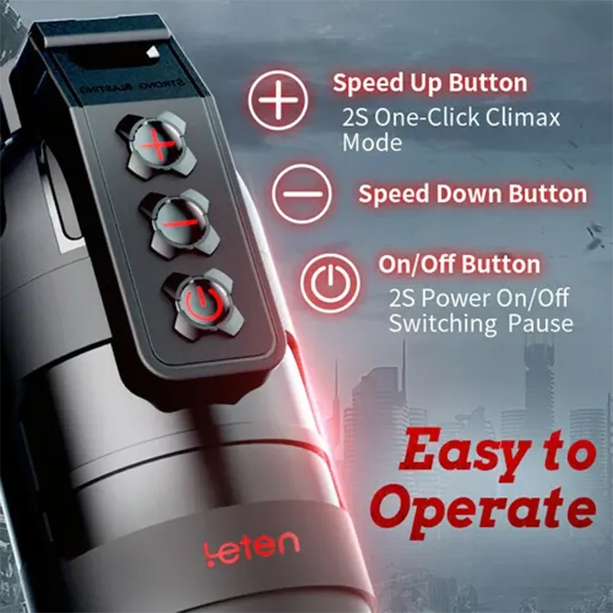PV3 - Leten 10 Modes Vibrating Male Masturbator with APP Control – Realistic Pocket Pussy & Fleshlight Combo - RealVagina