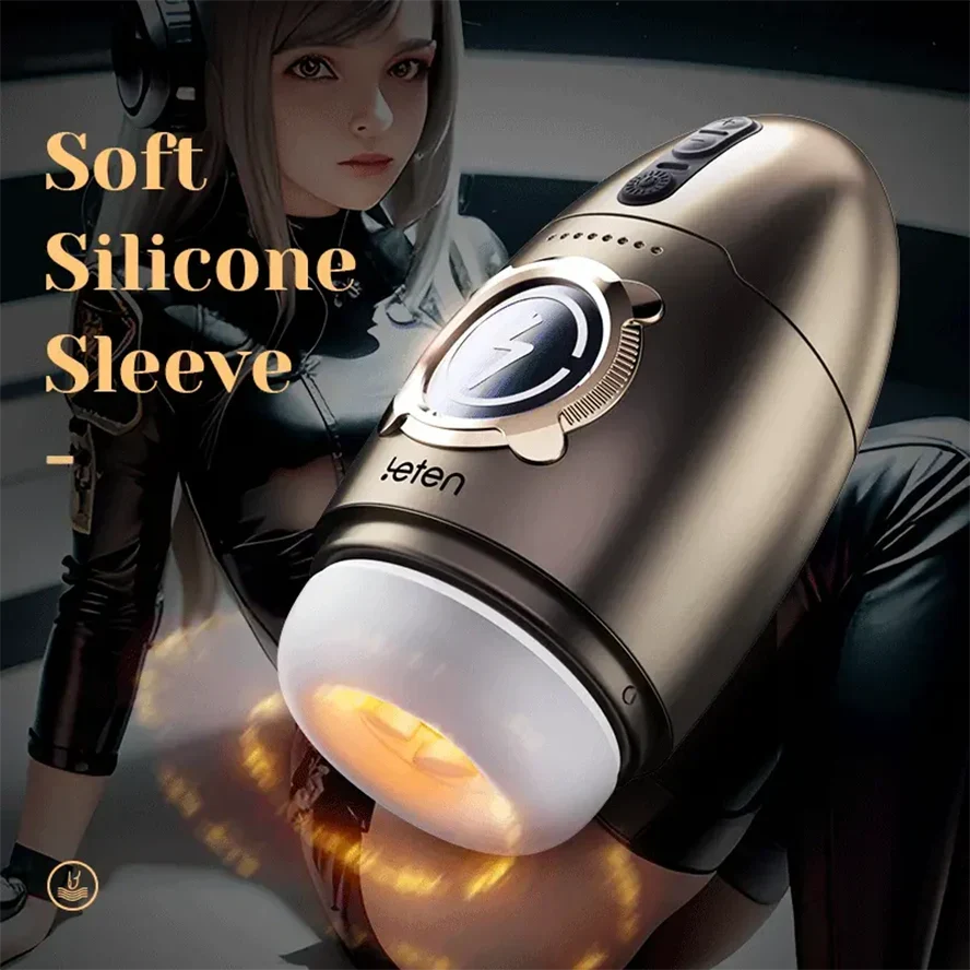 PR2 - Leten Powerful 600rpm Rotating Men Masturbator - RealVagina