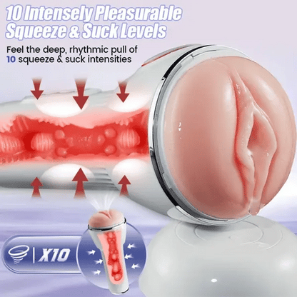 PS4 - Realistic Pornstar Masturbator with 10 Sucking, Vibrating and Moaning Modes - RealVagina