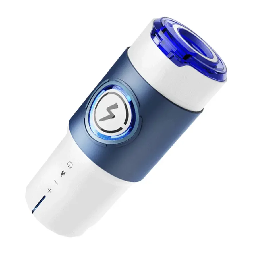 PT8 - Powerful Pleasure Realistic Male Masturbator with 10 Thrusting Modes & 10 Heating Strips - RealVagina