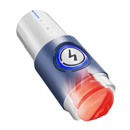 PT8 - Powerful Pleasure Realistic Male Masturbator with 10 Thrusting Modes & 10 Heating Strips - RealVagina