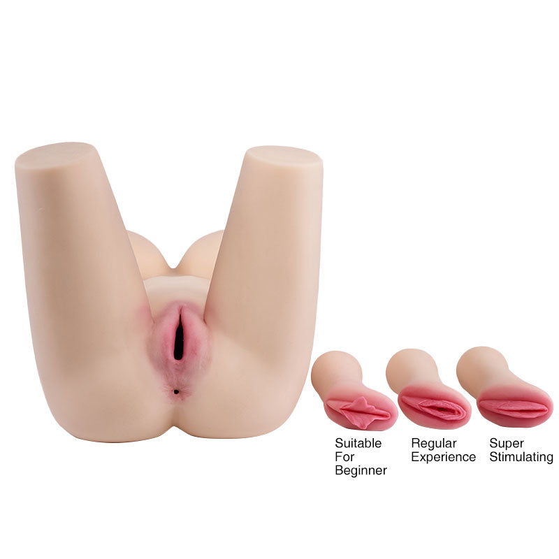 Ginny: 38.1LB Removable Vaginal Sex Doll 4 in 1 with Tantabosom - RealVagina