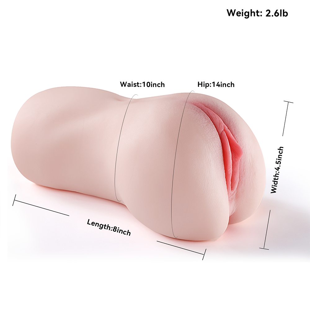 Adriana 2.6LB Realistic Pocket Pussy Vagina With Realistic Skin Texture - RealVagina