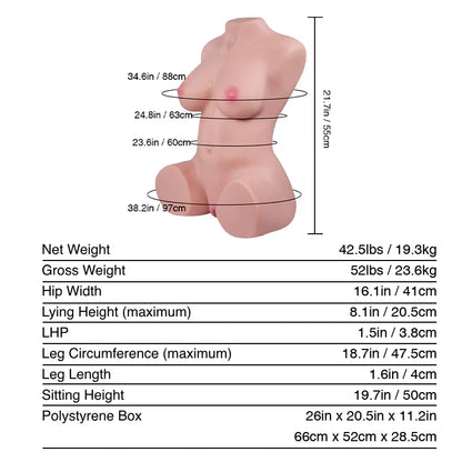 Tantaly Candice Pro: 42LB Catwoman Sex Doll with Removable Vagina - RealVagina