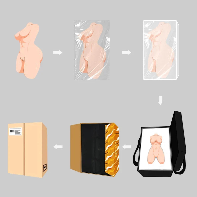 Tantaly Hannah Mini: 11LB Muscular Mini Affordable Sex Doll - RealVagina