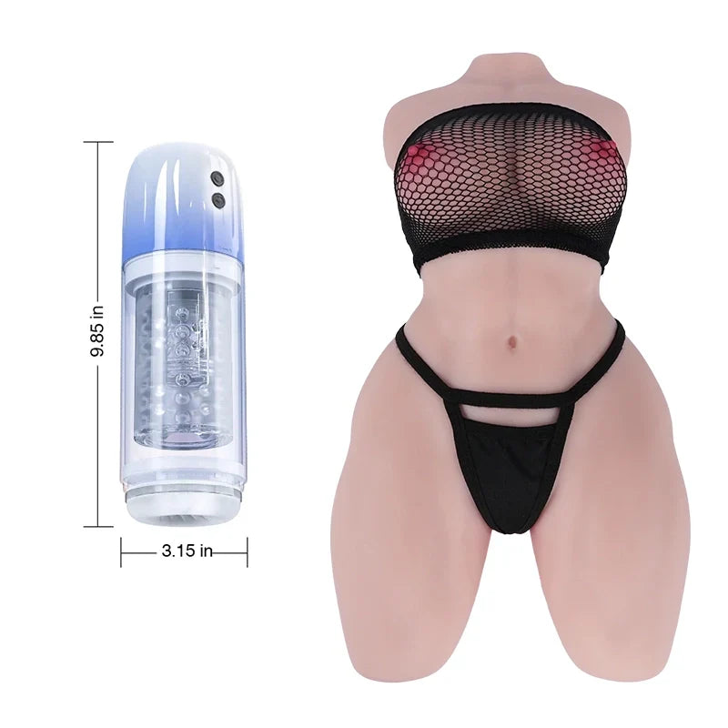 Tantaly Hannah Mini: 11LB Muscular Mini Affordable Sex Doll - RealVagina