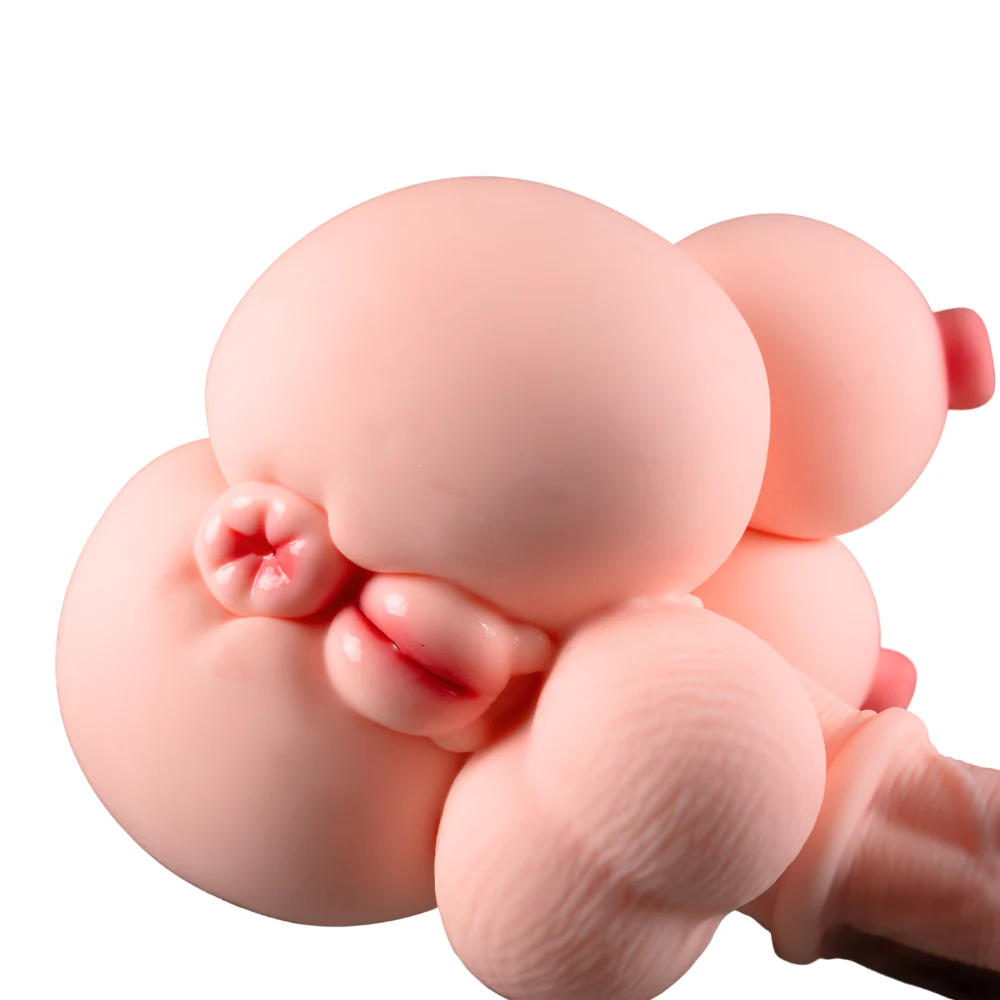 Amber: Big Futa Hentai Torso Sex Doll 41LB Horse Penis - RealVagina