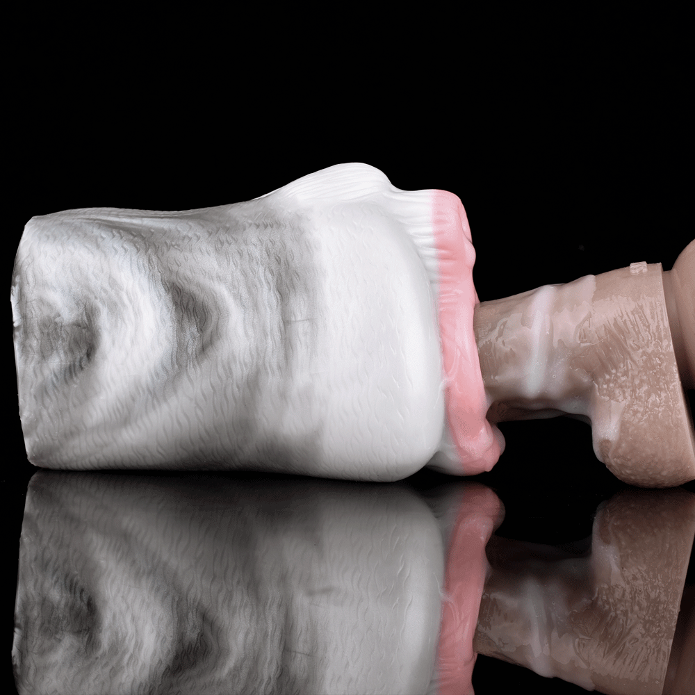 Fantasy Horse Pocket Pussy Male Sex Toy - Pink Vagina Dual Hole - RealVagina
