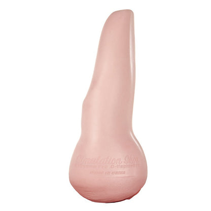 Pink realistic male masturbator with Simulation Skin texture and G-Vagina design, smooth tapered shape