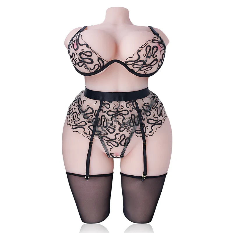 Tantaly Lola: 65LB Voluptuous Sex Doll Torso with 32E Cup - RealVagina