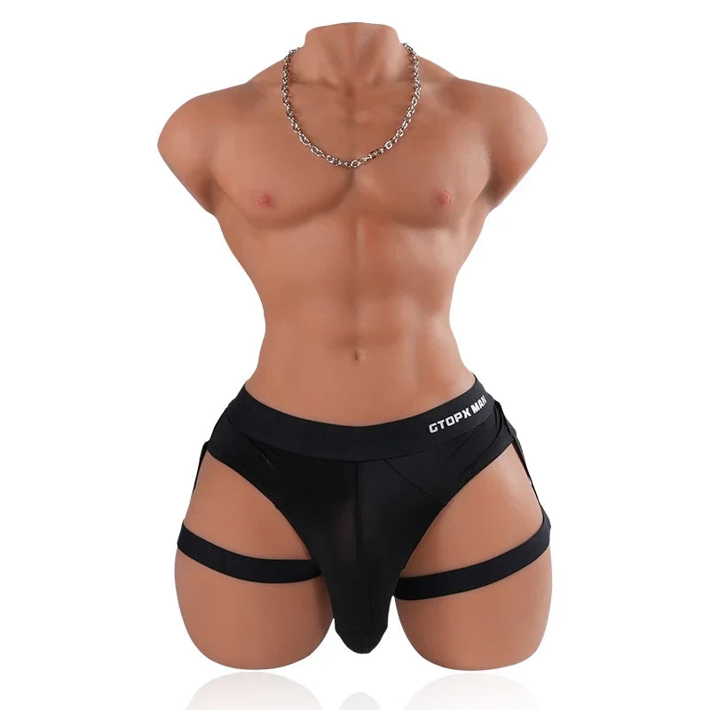 Tantaly Mark: 33.7LB Male Realistic Sex Doll Torso with Big Dick - RealVagina