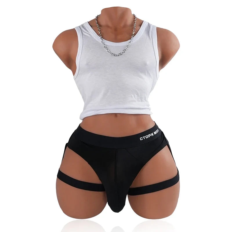Tantaly Mark: 33.7LB Male Realistic Sex Doll Torso with Big Dick - RealVagina