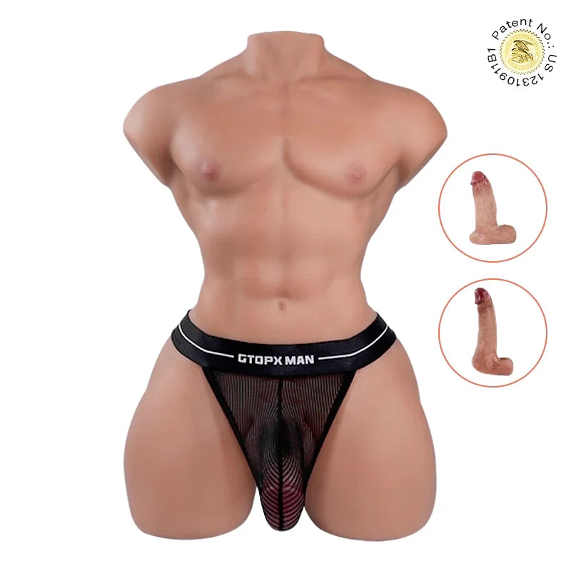Tantaly Mark Pro: 36.4LB Realistic Male Toy with Silicone Dildos - RealVagina