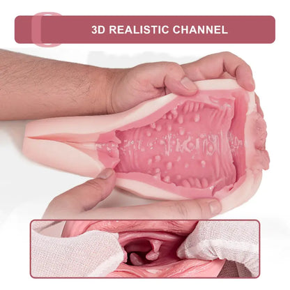 Ada - 1.63 lbs Realistic Silicone MILF Pocket Vagina for Ultimate Pleasure - RealVagina