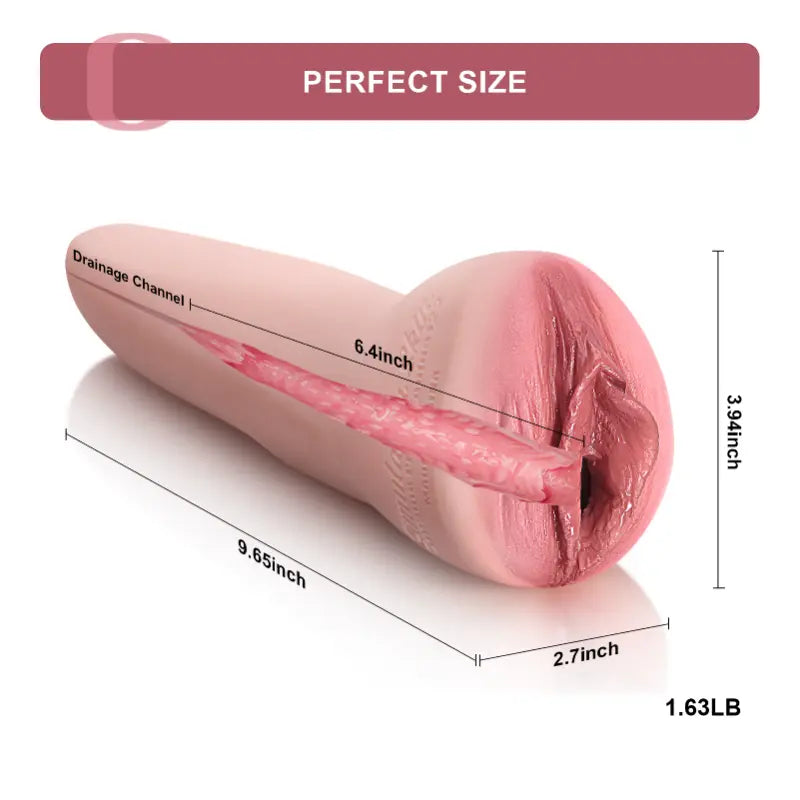 Ada - 1.63 lbs Realistic Silicone MILF Pocket Vagina for Ultimate Pleasure - RealVagina