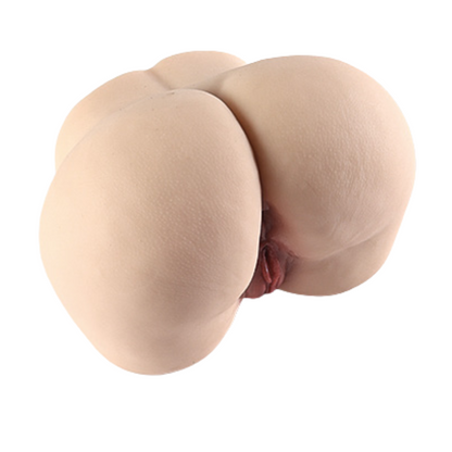 Realistic female anatomy toy with detailed skin texture and natural curves for intimate use