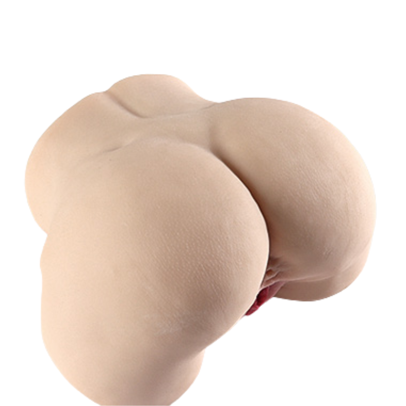 Realistic female rear with natural skin texture and subtle curves, designed for intimate pleasure.