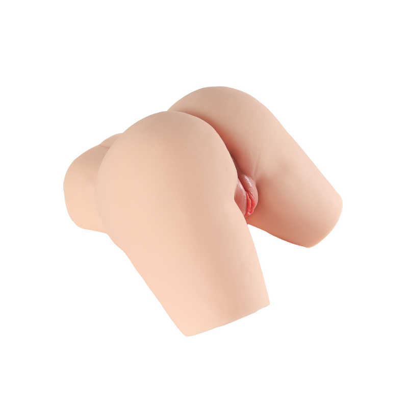 Realistic female anatomy replica with smooth skin texture and natural curves for intimate use