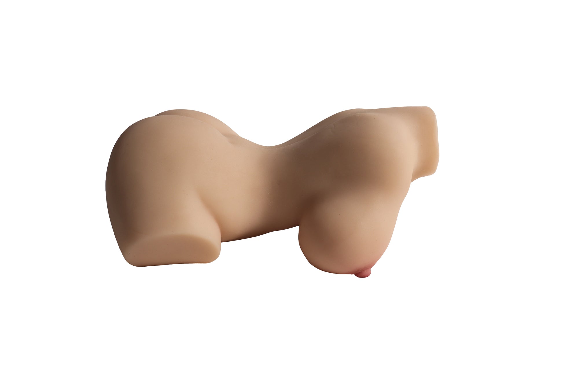Realistic flesh-toned male masturbator with detailed curves and soft texture