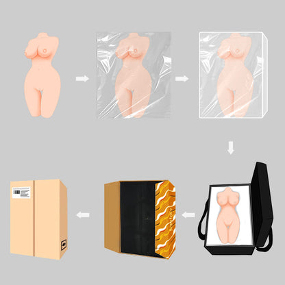 Ruka Momoto: 45LB Obokozu Japanese Sex Doll Life Size with Tantabosom - RealVagina